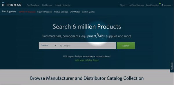 HC - product catalog search