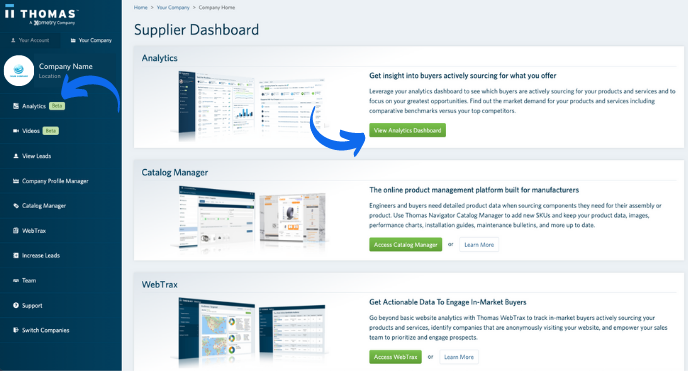 Supplier Analytics Dashboard