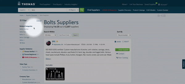 USA suppliers - bolts MIUSA 2